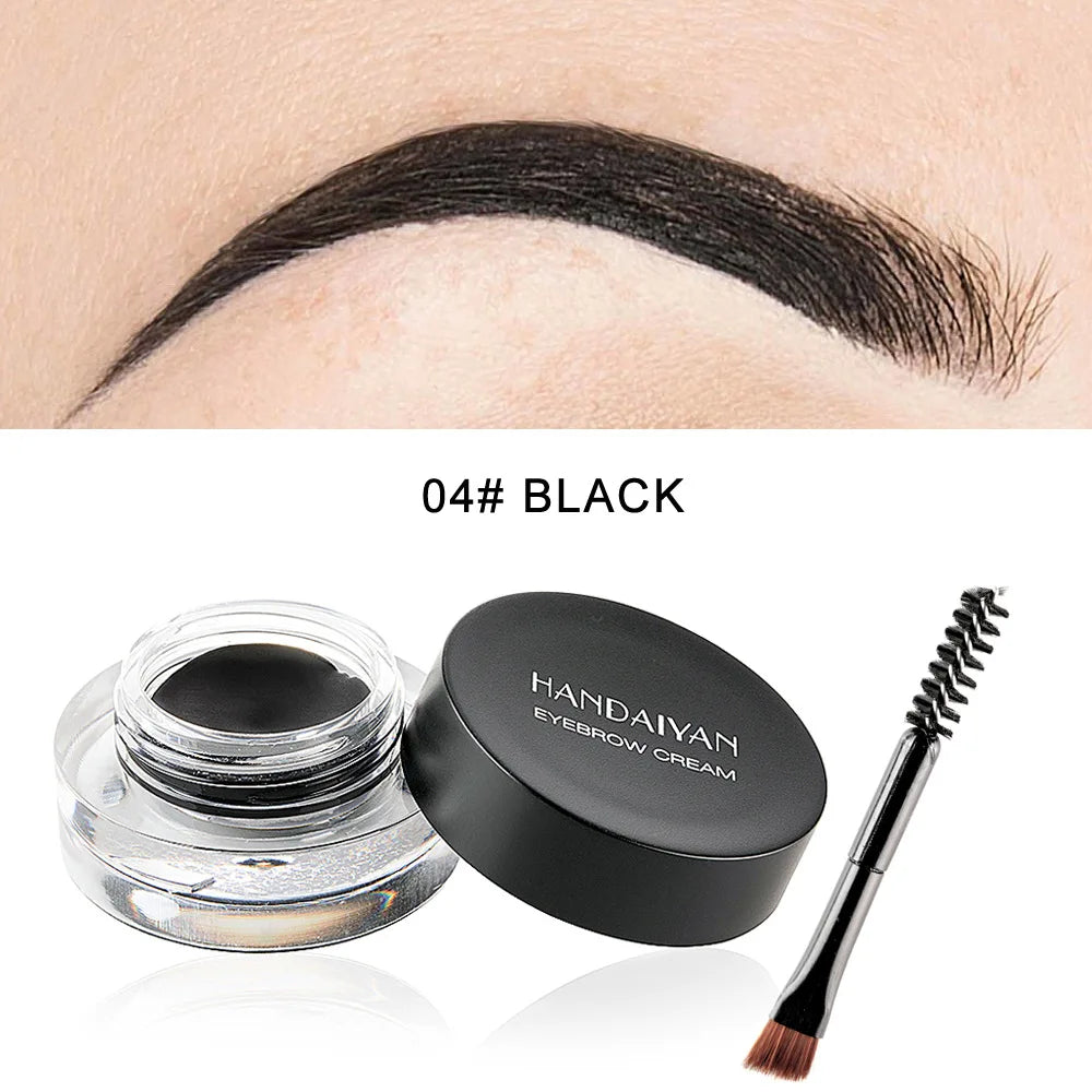 12-Color Waterproof Eyebrow & Eyeliner Gel – Long-Lasting Definition by Panda Beauty Salon