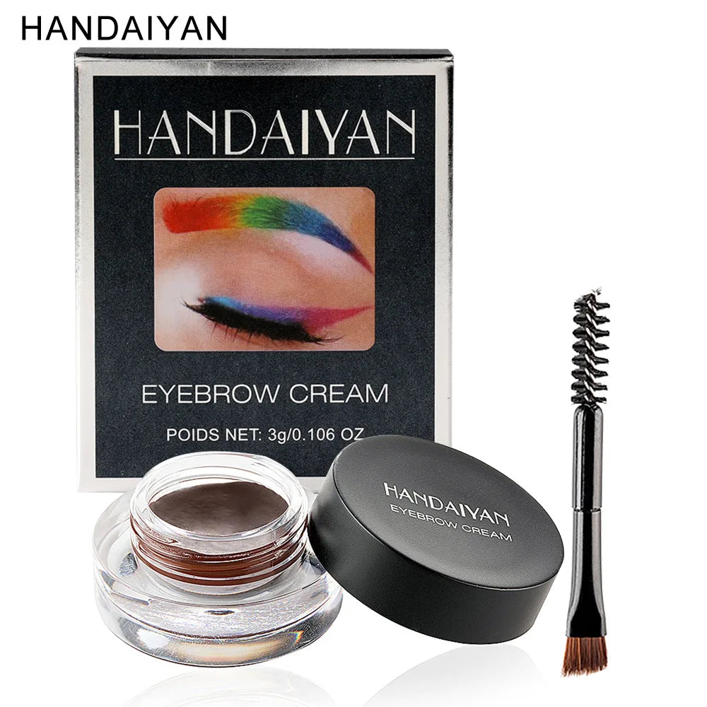12-Color Waterproof Eyebrow & Eyeliner Gel – Long-Lasting Definition by Panda Beauty Salon
