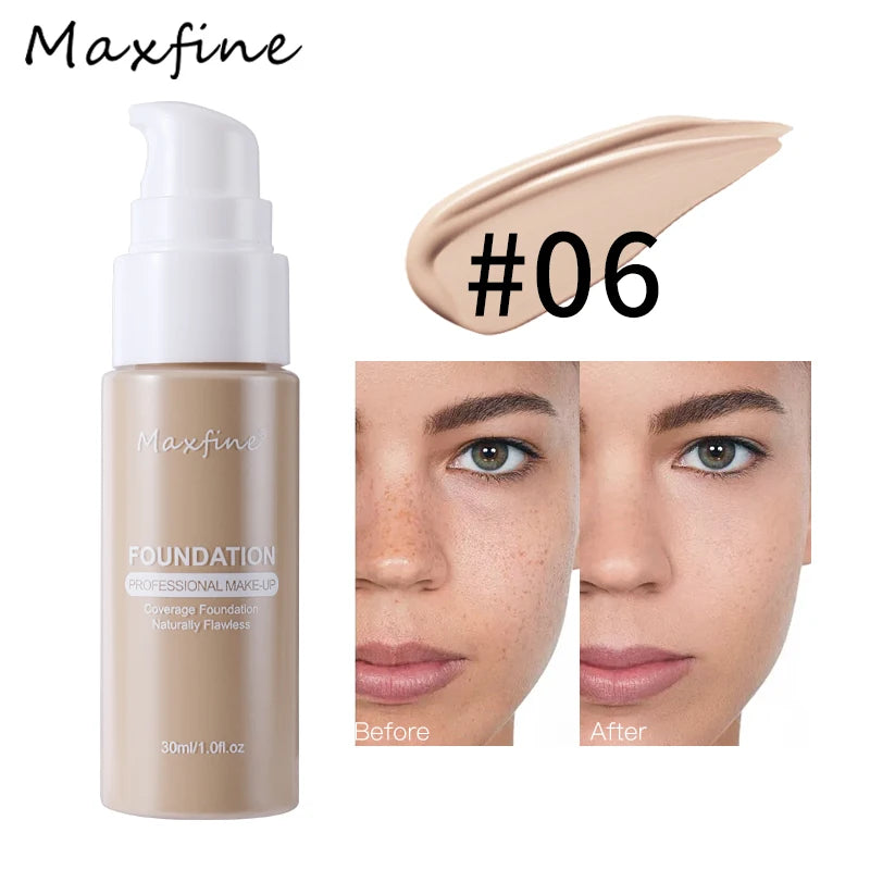 12 Shades liquid Foundation by Panda Beauty Salon