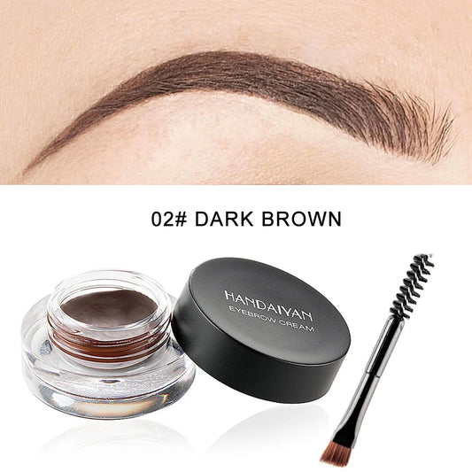 12-Color Waterproof Eyebrow & Eyeliner Gel – Long-Lasting Definition by Panda Beauty Salon