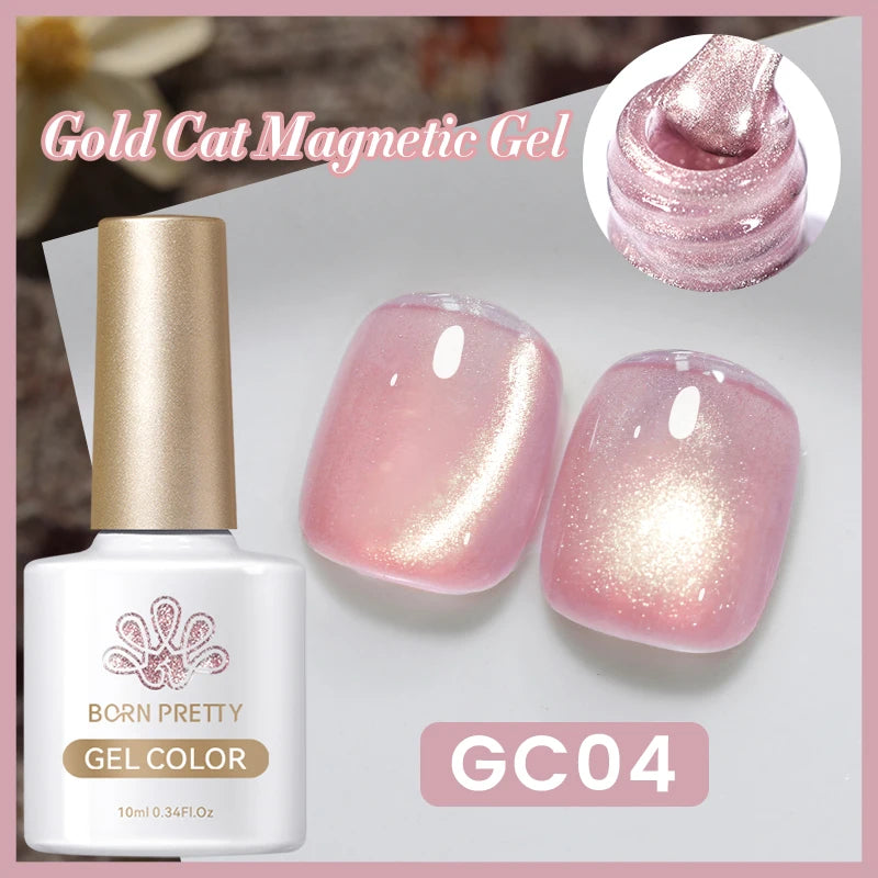 Magnetic Gel Nail Polish – Moonlight Cat Eye Effect