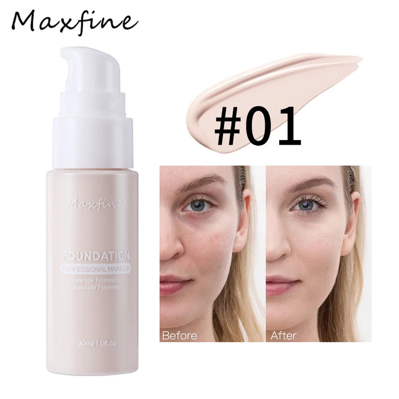 12 Shades liquid Foundation by Panda Beauty Salon