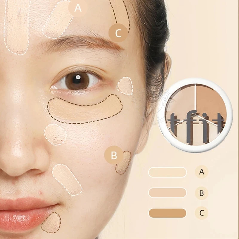 3-Color Concealer Palette and Primer