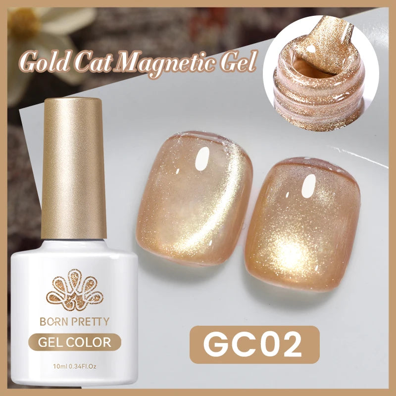 Magnetic Gel Nail Polish – Moonlight Cat Eye Effect