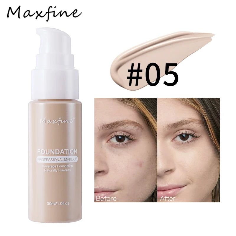 12 Shades liquid Foundation by Panda Beauty Salon