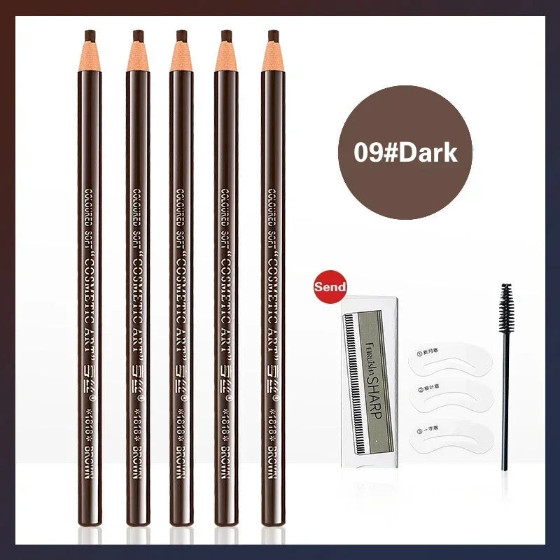 Professional Eyebrow Pencil & Microblading Set – Waterproof & Long-Lasting