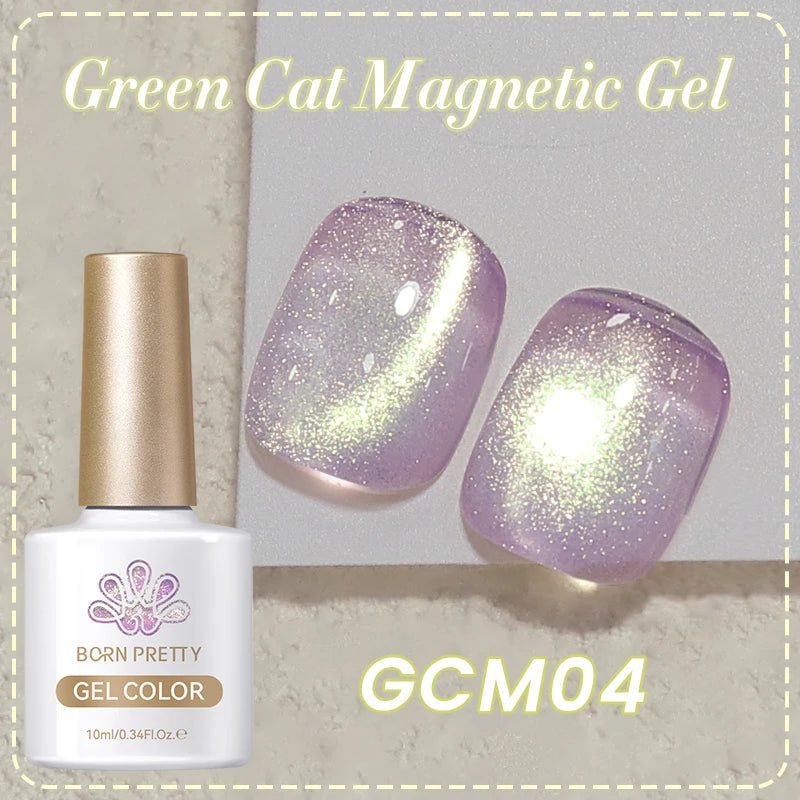 Magnetic Gel Nail Polish – Moonlight Cat Eye Effect