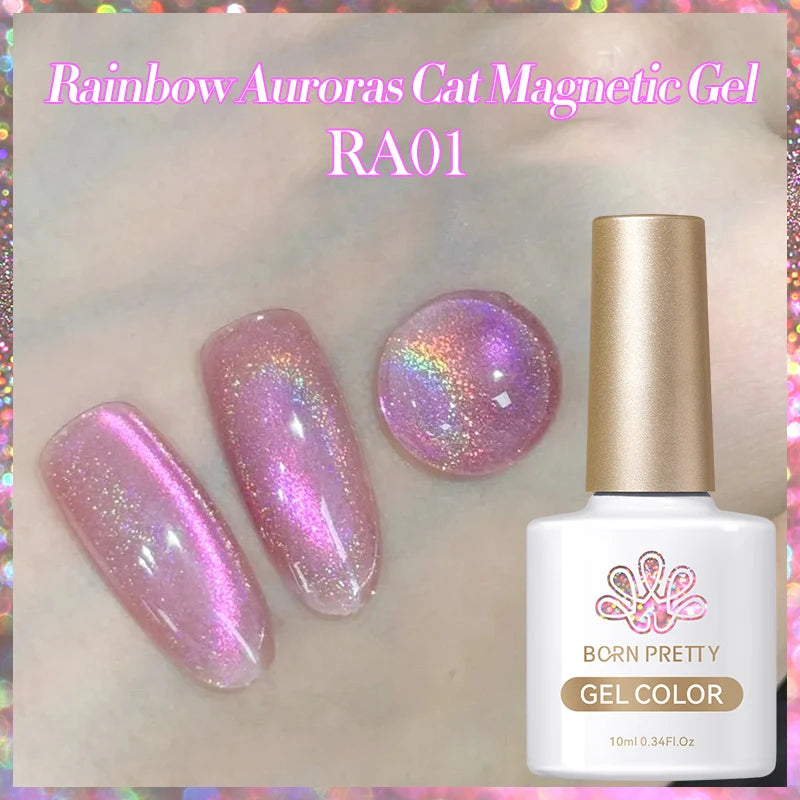 Magnetic Gel Nail Polish – Moonlight Cat Eye Effect