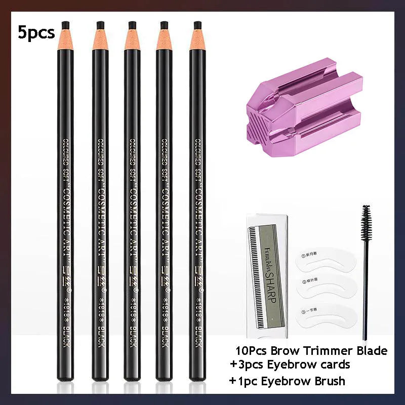 Professional Eyebrow Pencil & Microblading Set – Waterproof & Long-Lasting