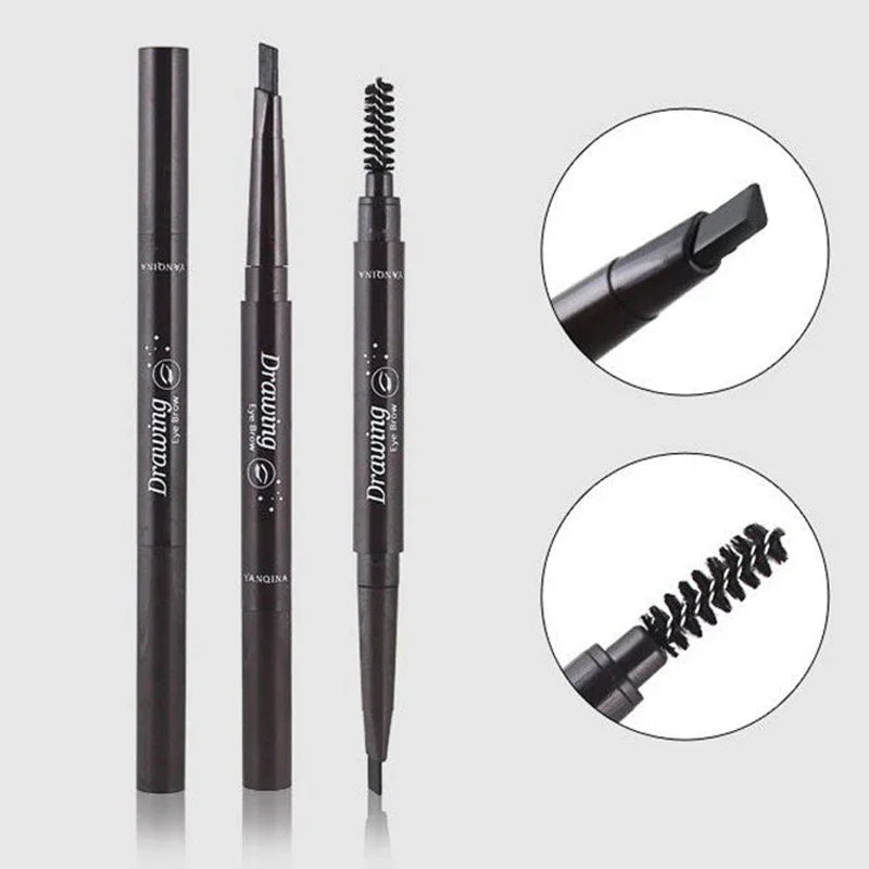 Flat Head Eyebrows Pencil: No Sharpening needed Tip