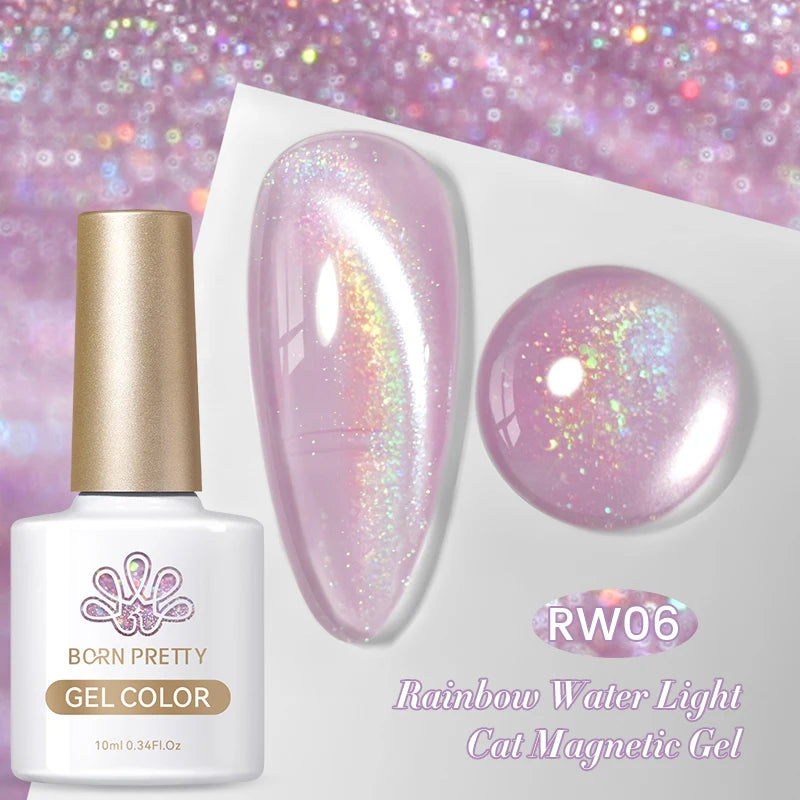 Magnetic Gel Nail Polish – Moonlight Cat Eye Effect