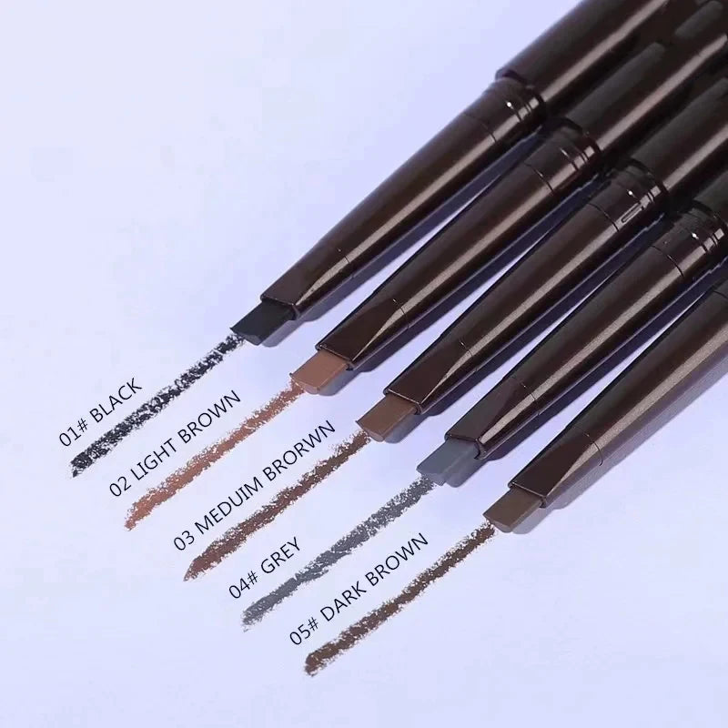 Flat Head Eyebrows Pencil: No Sharpening needed Tip