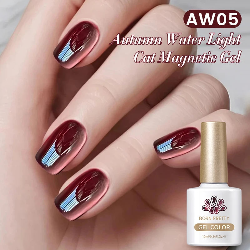 Magnetic Gel Nail Polish – Moonlight Cat Eye Effect