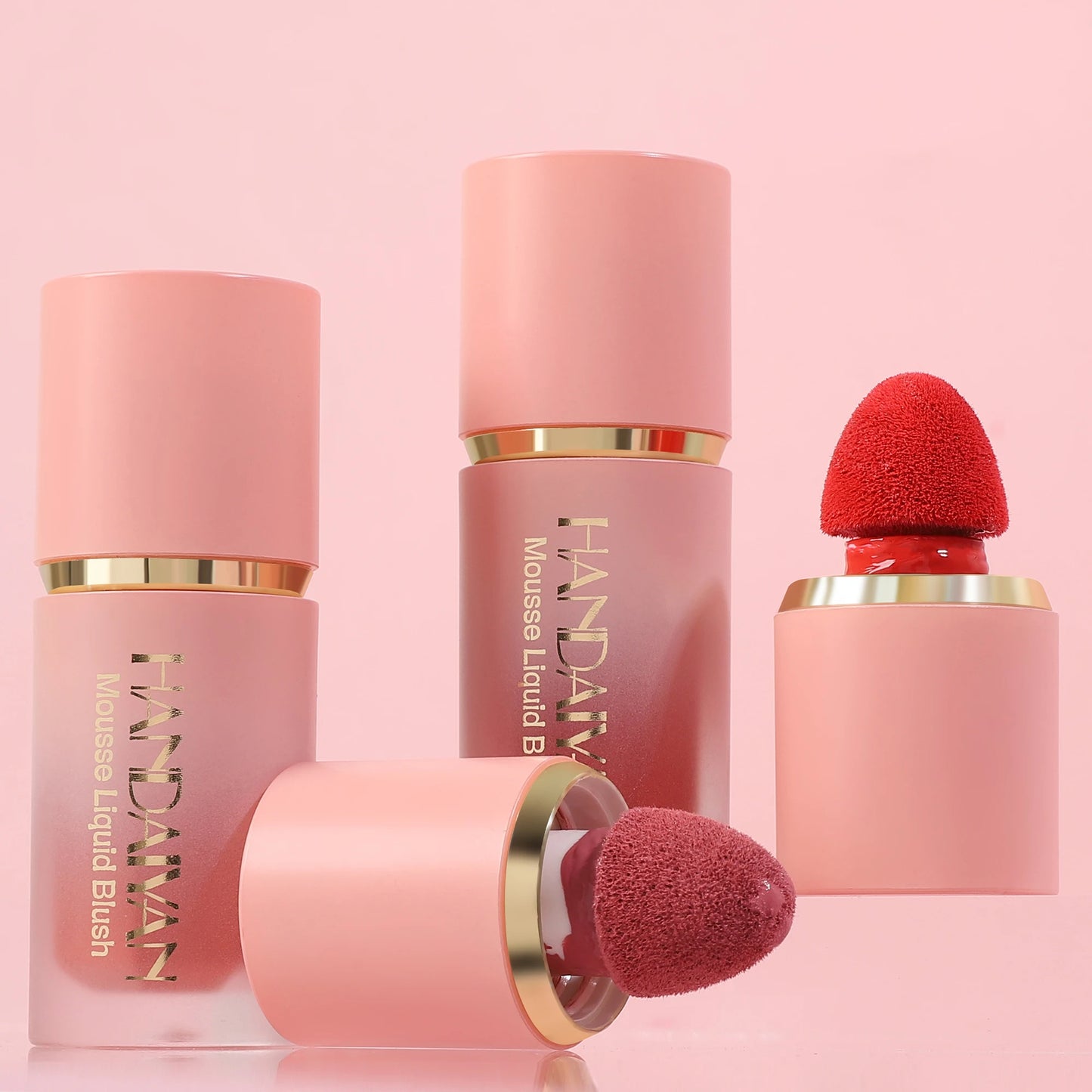 Panda Liquid Blush Matte & Glitter: Multi-Use Cheek & Eye Mousse Blush