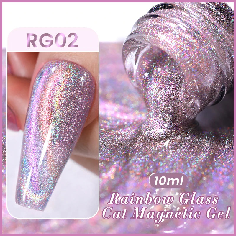 Magnetic Gel Nail Polish – Moonlight Cat Eye Effect