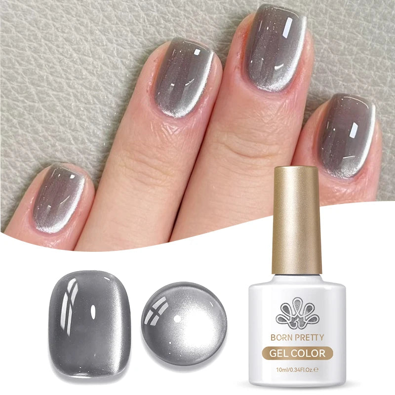 Magnetic Gel Nail Polish – Moonlight Cat Eye Effect