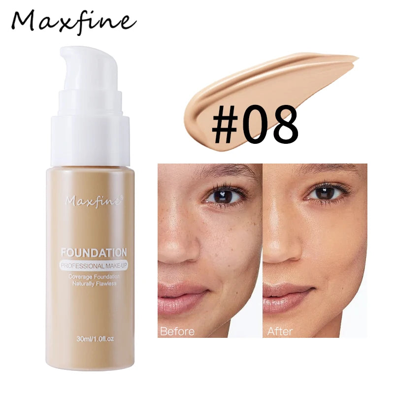12 Shades liquid Foundation by Panda Beauty Salon