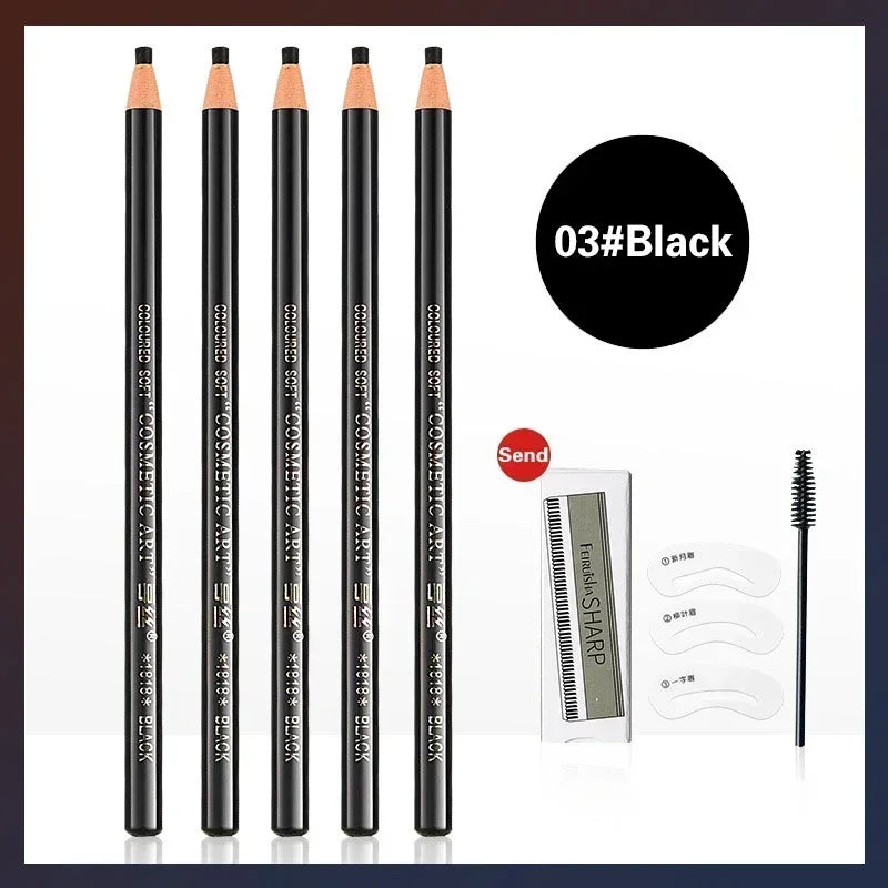 Professional Eyebrow Pencil & Microblading Set – Waterproof & Long-Lasting