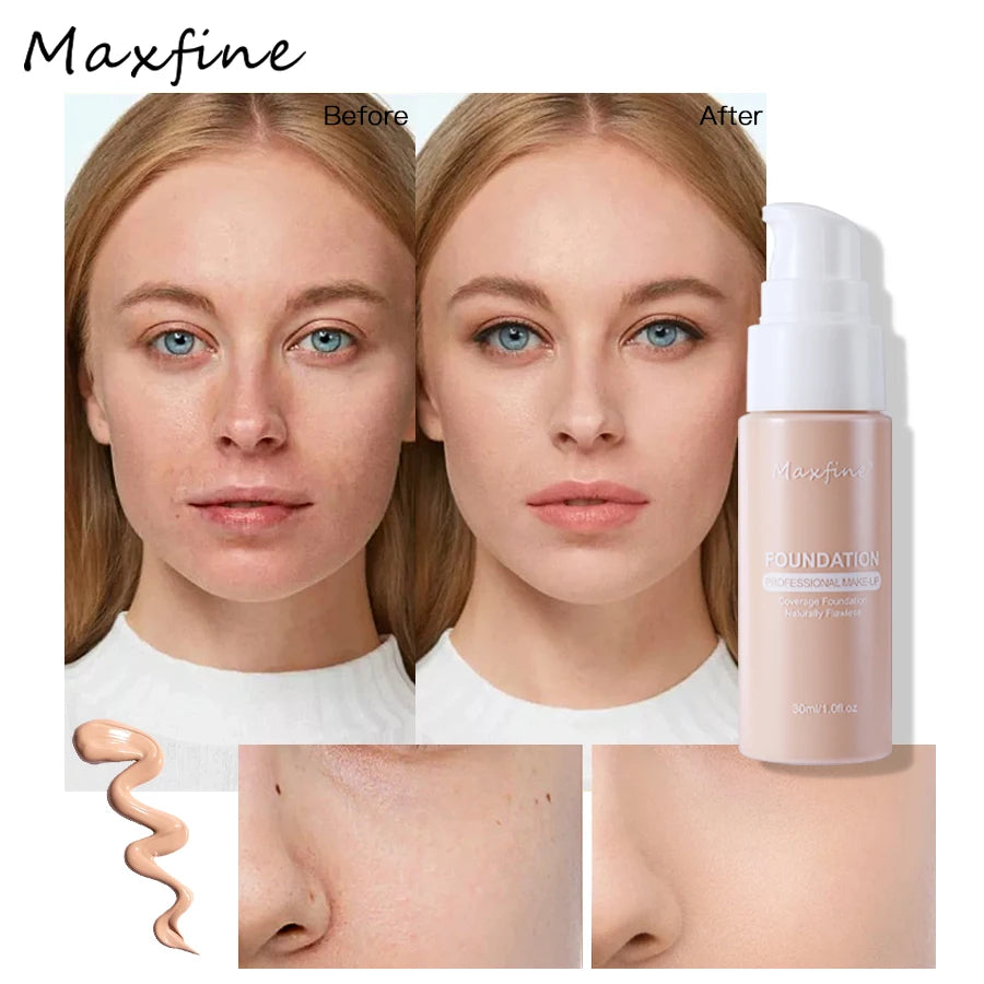 12 Shades liquid Foundation by Panda Beauty Salon