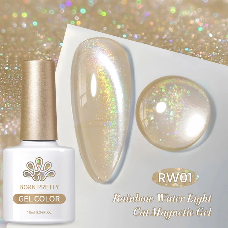 Magnetic Gel Nail Polish – Moonlight Cat Eye Effect