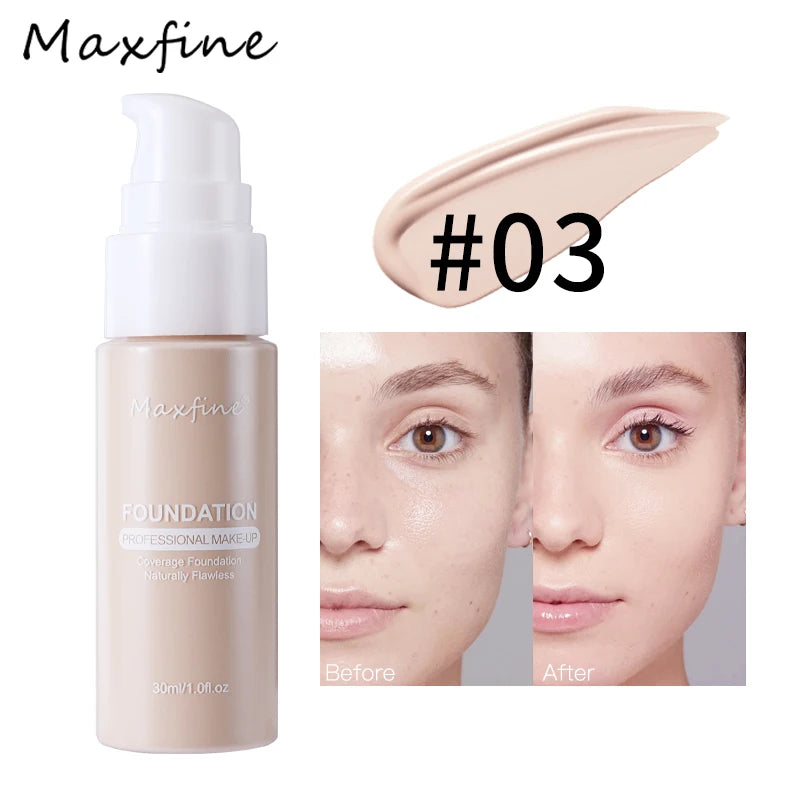 12 Shades liquid Foundation by Panda Beauty Salon