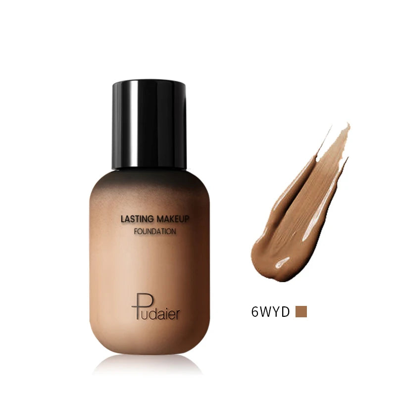 23 Shades Professional Matte Full-Coverage Liquid Foundation – 24H Flawless Wear