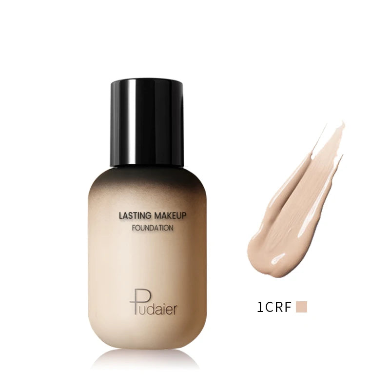 23 Shades Professional Matte Full-Coverage Liquid Foundation – 24H Flawless Wear