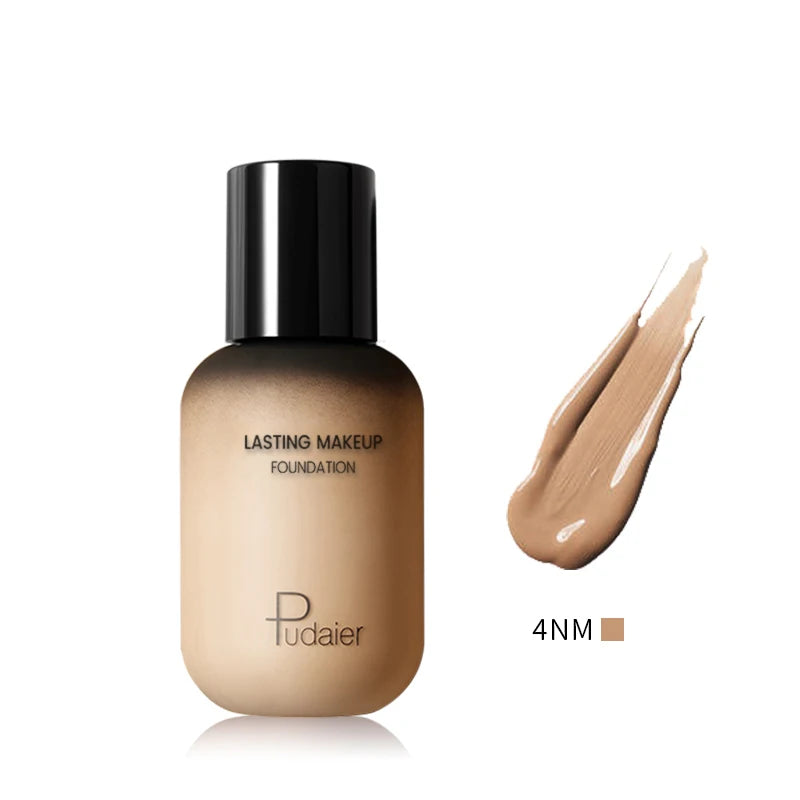 23 Shades Professional Matte Full-Coverage Liquid Foundation – 24H Flawless Wear