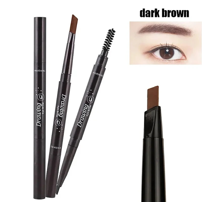 Flat Head Eyebrows Pencil: No Sharpening needed Tip