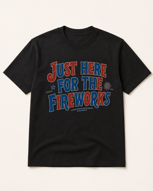Firework Couple T-shirt