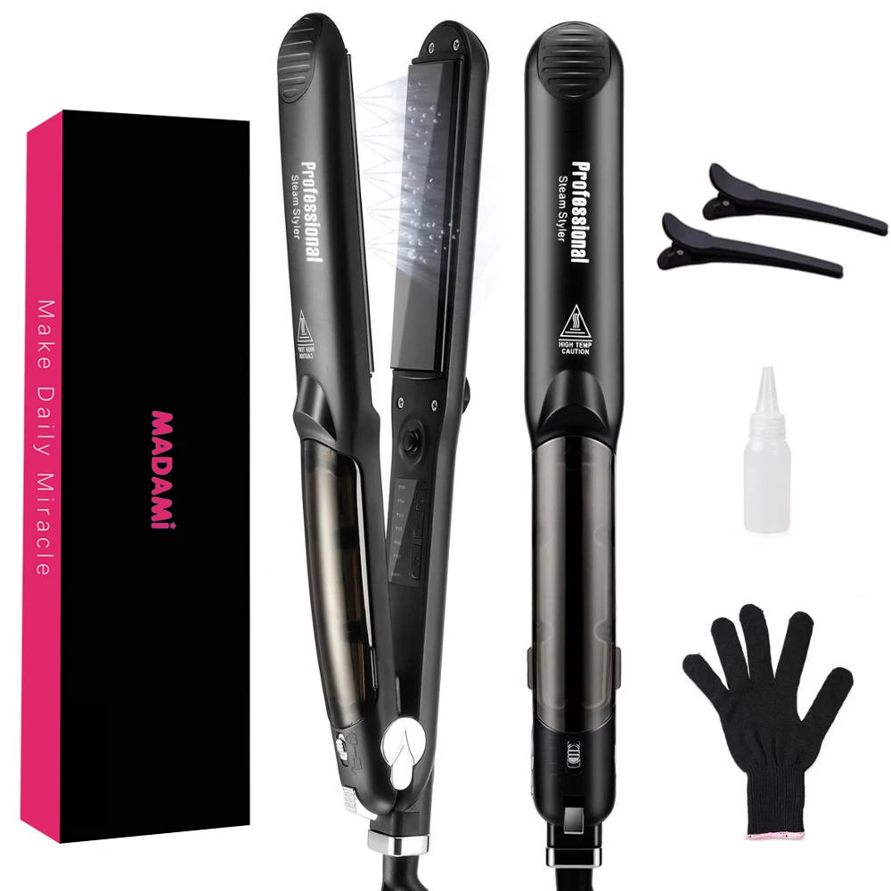 3-in-1 Professional Steam Hair Straightener