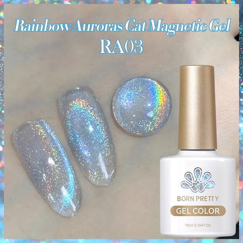 Magnetic Gel Nail Polish – Moonlight Cat Eye Effect