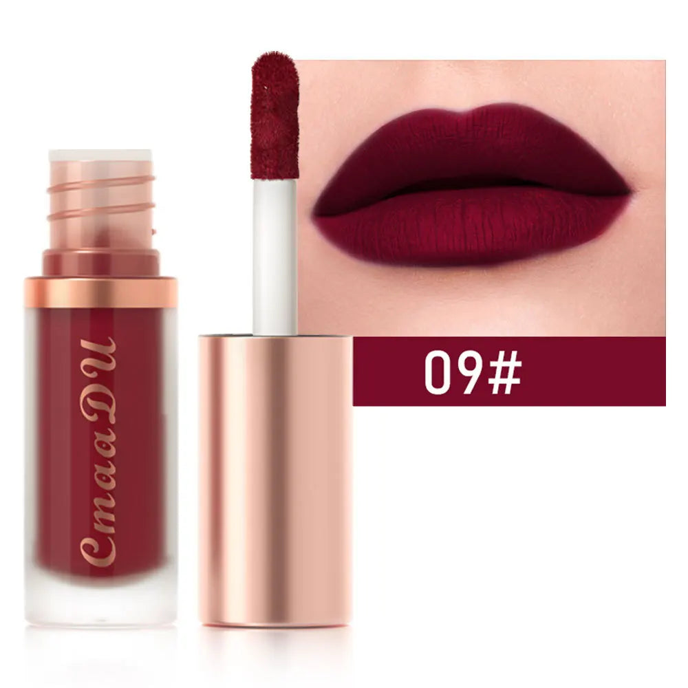 Waterproof Matte Velvet Lip Glaze