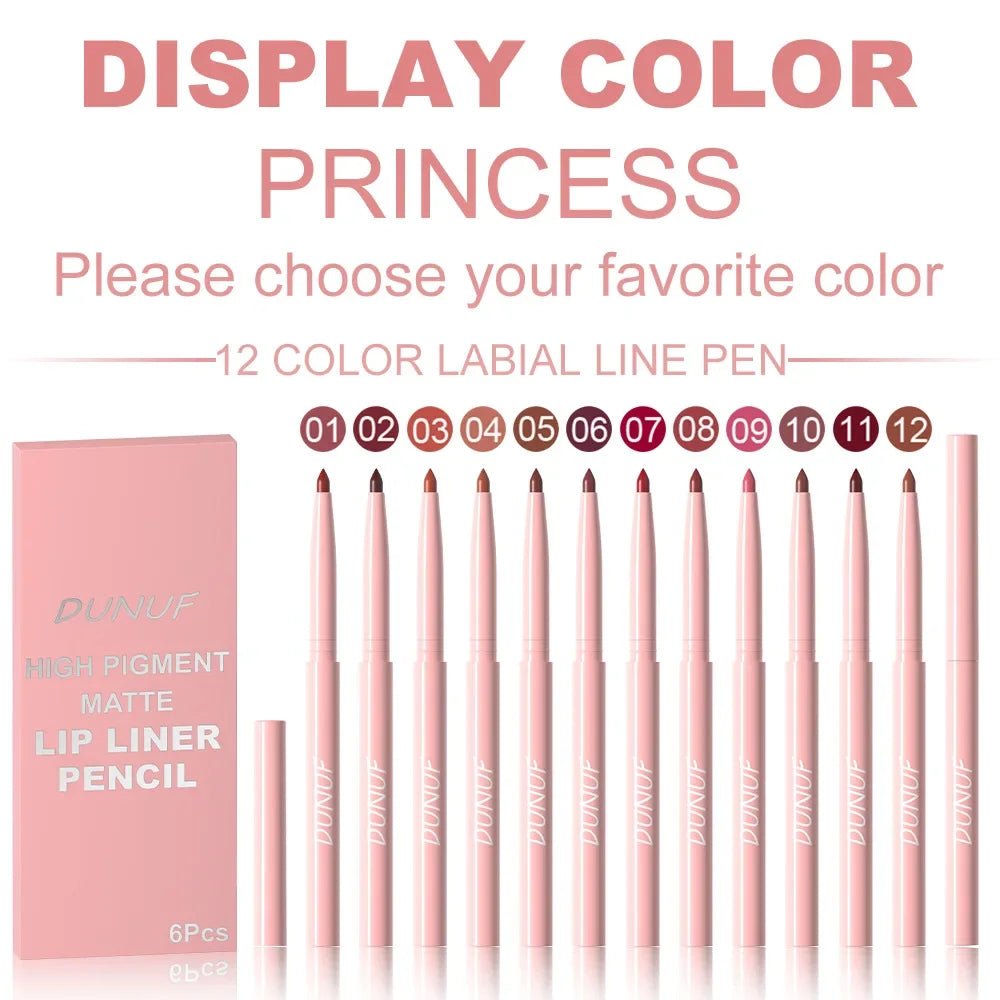 Velvet Matte Lipstick & Lip Liner Set by Panda Beauty Salon – Long-Lasting, Waterproof, and Moisturizing