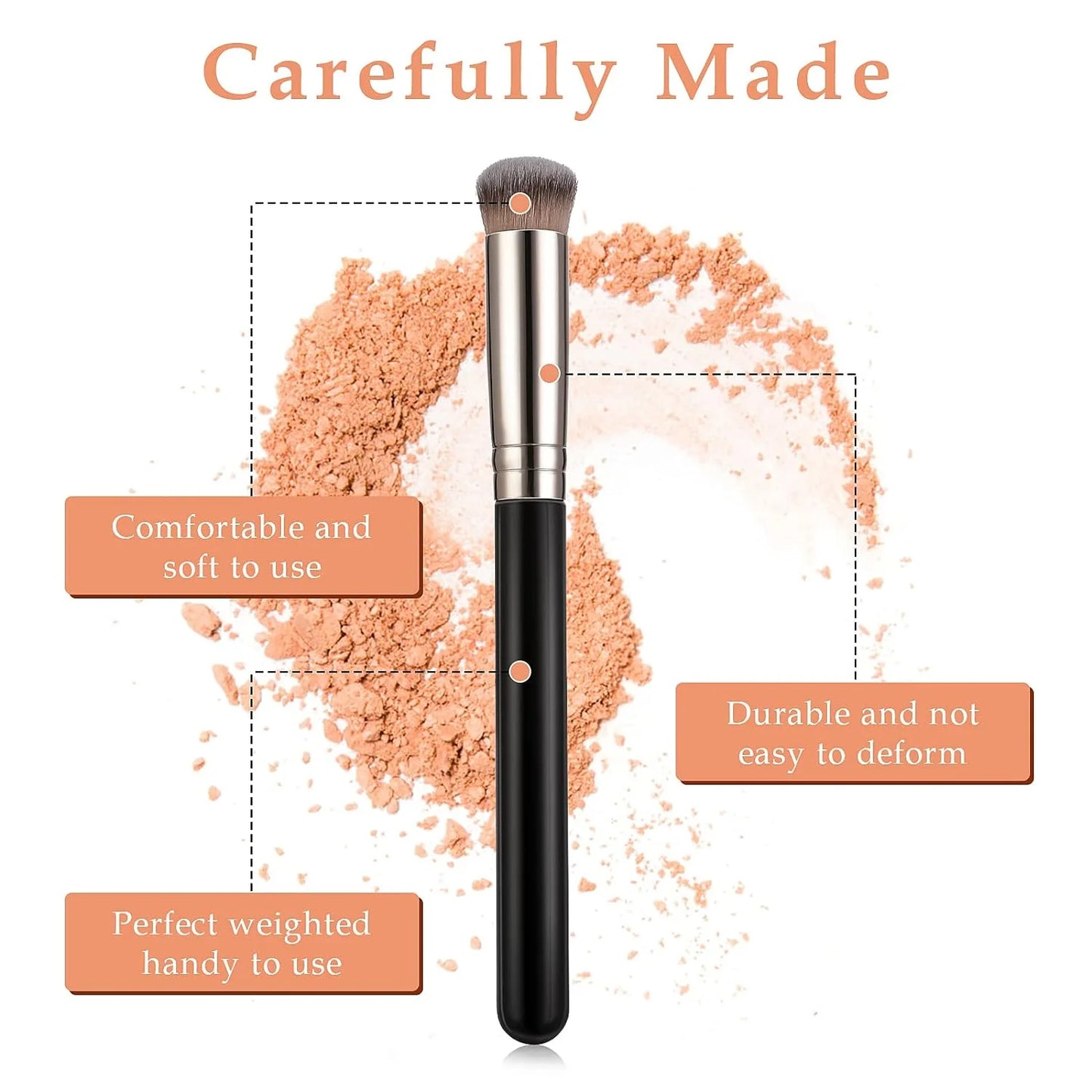 Foundation Concealer Brush - Premium Makeup Tool for Flawless Application