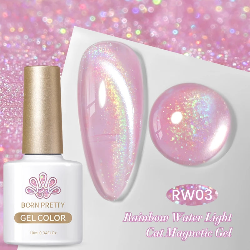 Magnetic Gel Nail Polish – Moonlight Cat Eye Effect