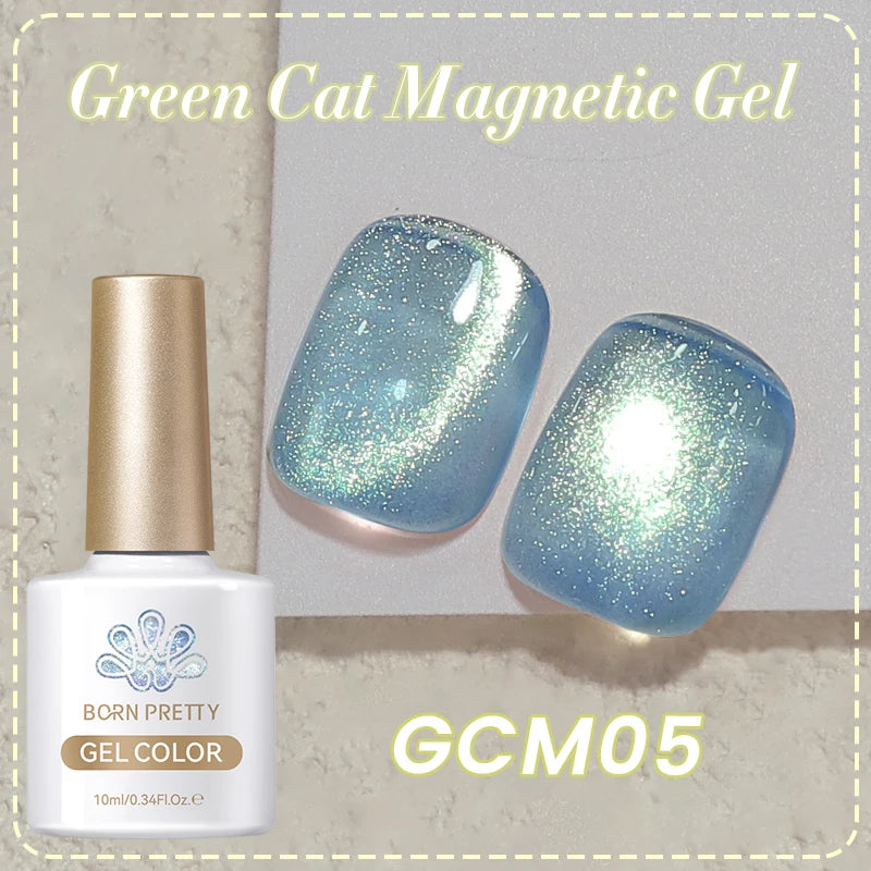 Magnetic Gel Nail Polish – Moonlight Cat Eye Effect