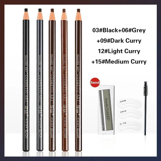 Professional Eyebrow Pencil & Microblading Set – Waterproof & Long-Lasting