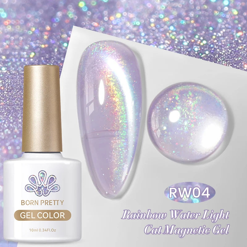 Magnetic Gel Nail Polish – Moonlight Cat Eye Effect