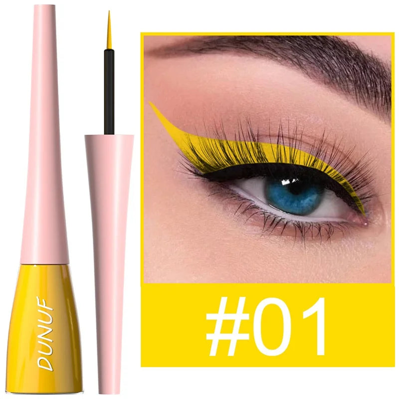 Matte Liquid Eyeliner  – Vibrant Waterproof Colors for Bold Eye Looks