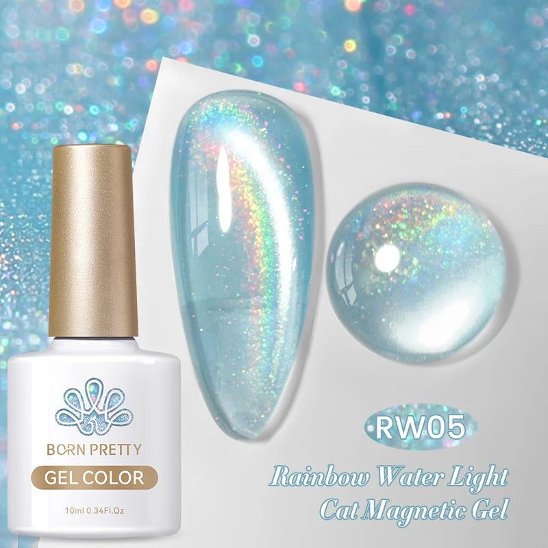 Magnetic Gel Nail Polish – Moonlight Cat Eye Effect