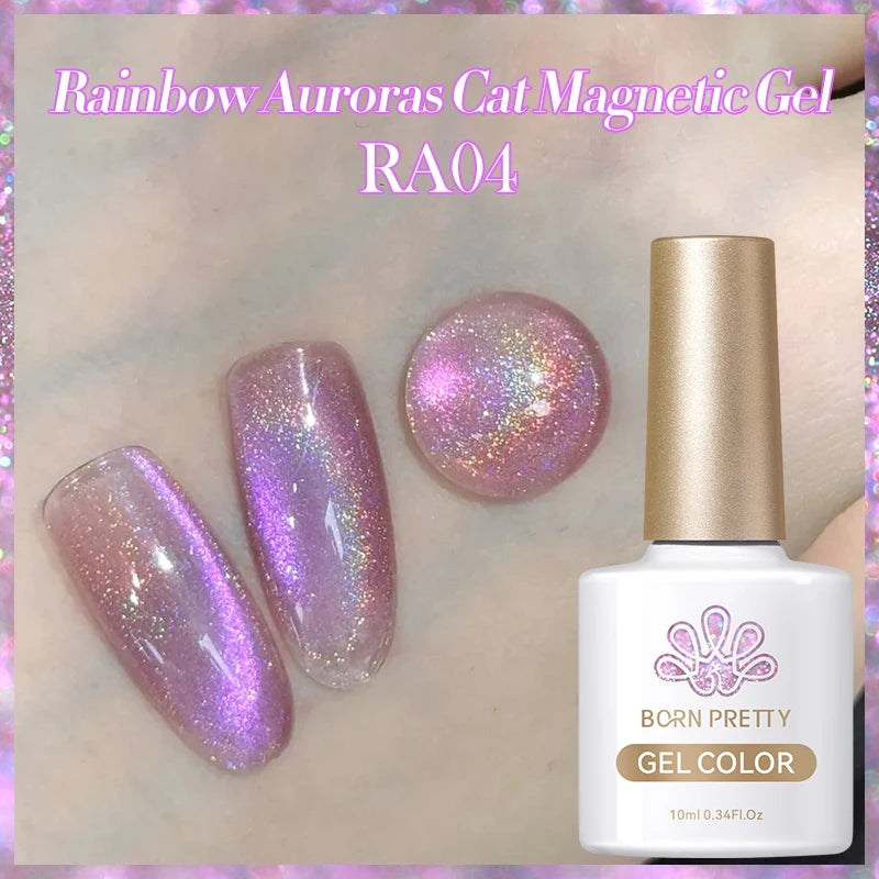Magnetic Gel Nail Polish – Moonlight Cat Eye Effect