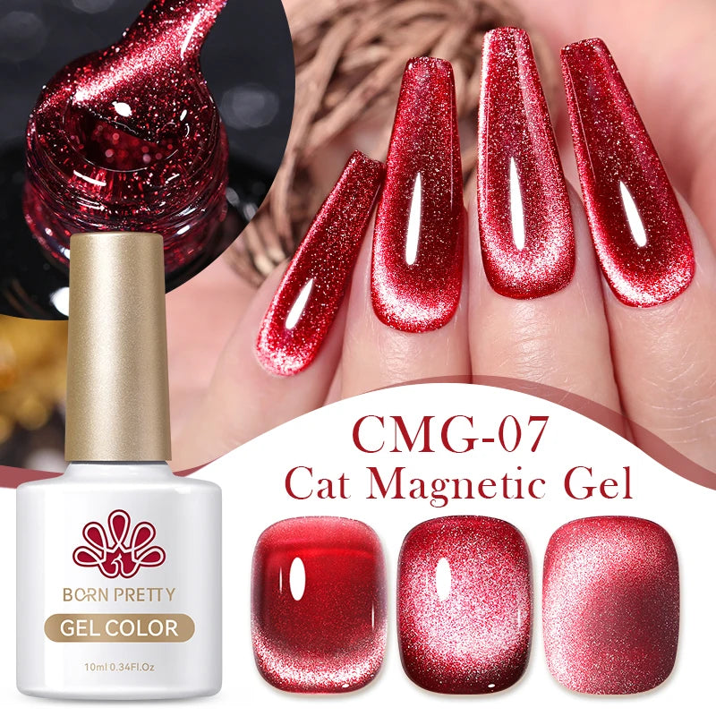 Magnetic Gel Nail Polish – Moonlight Cat Eye Effect