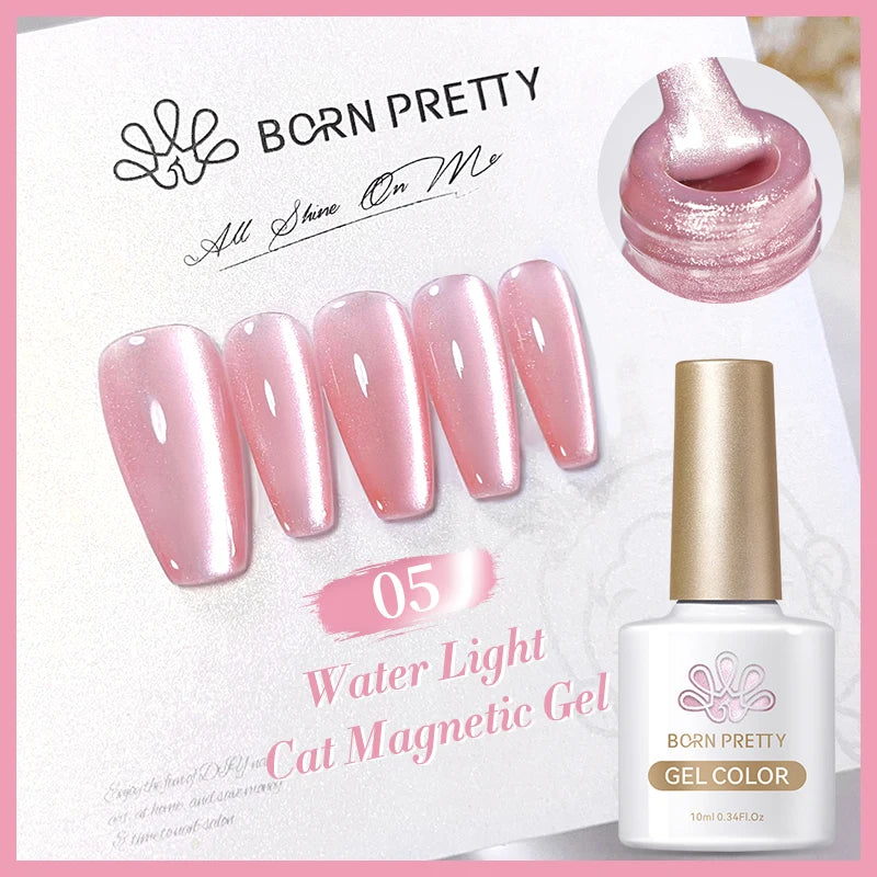 Magnetic Gel Nail Polish – Moonlight Cat Eye Effect