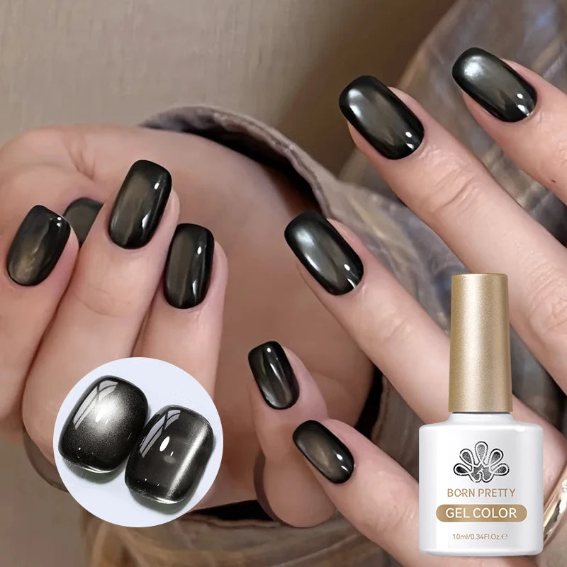 Magnetic Gel Nail Polish – Moonlight Cat Eye Effect
