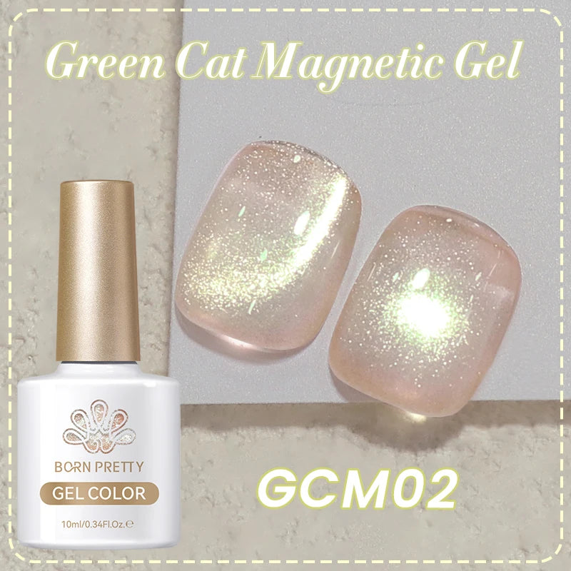 Magnetic Gel Nail Polish – Moonlight Cat Eye Effect