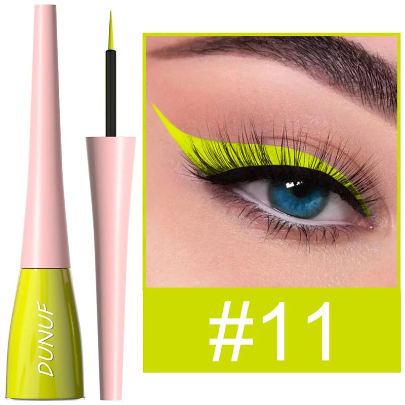 Matte Liquid Eyeliner  – Vibrant Waterproof Colors for Bold Eye Looks