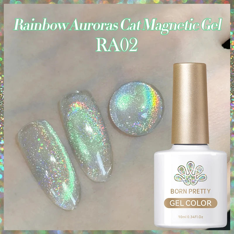 Magnetic Gel Nail Polish – Moonlight Cat Eye Effect