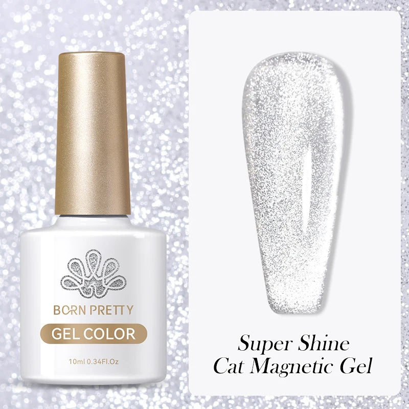 Magnetic Gel Nail Polish – Moonlight Cat Eye Effect