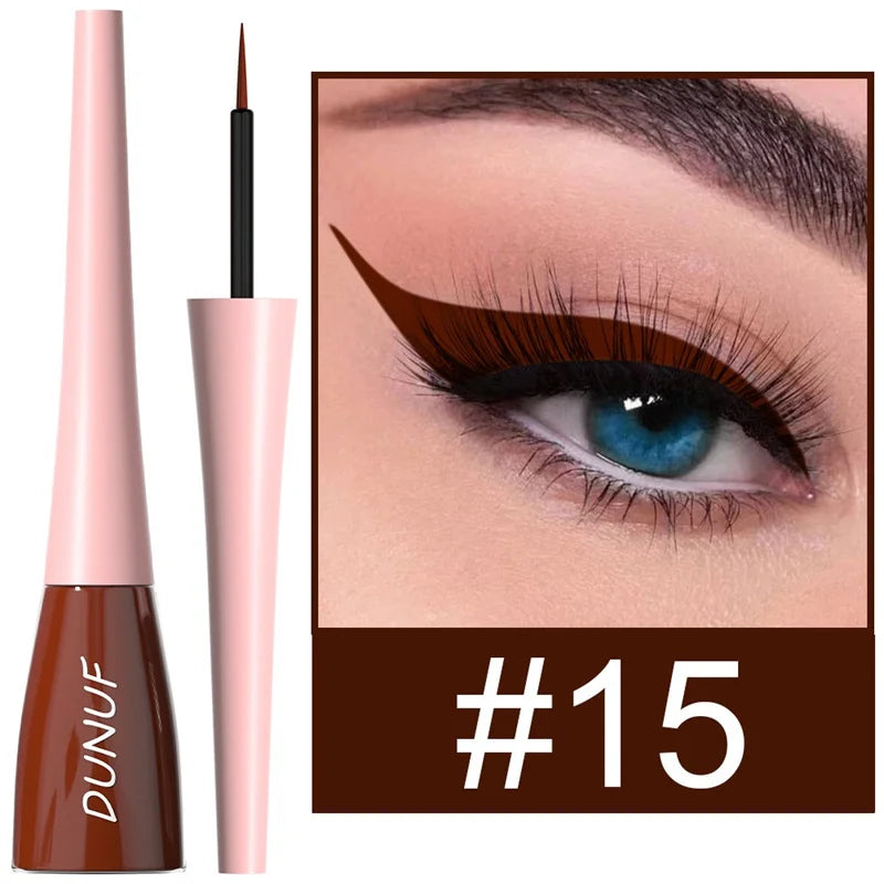 Matte Liquid Eyeliner  – Vibrant Waterproof Colors for Bold Eye Looks